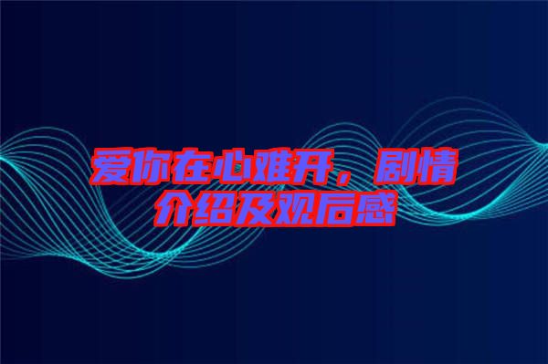 愛你在心難開，劇情介紹及觀后感