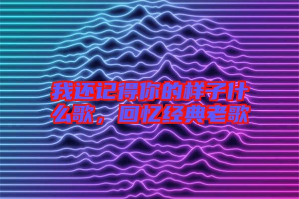我還記得你的樣子什么歌，回憶經典老歌