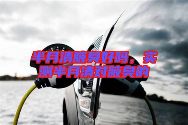 半月清腋臭好嗎，實測半月清對腋臭的