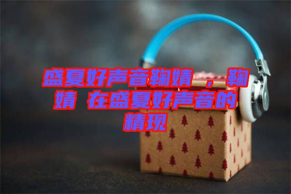盛夏好聲音鞠婧祎，鞠婧祎在盛夏好聲音的精現