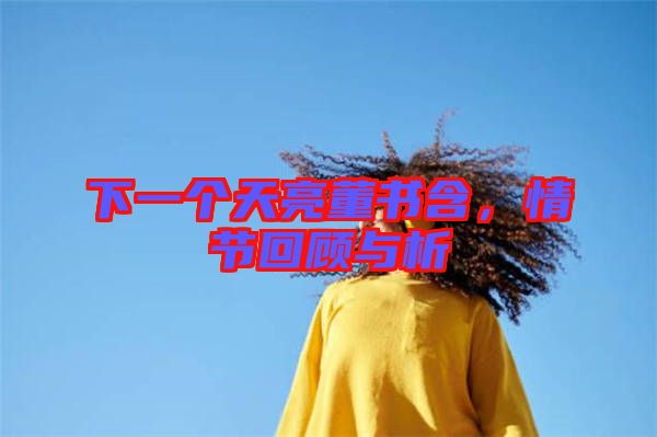 下一個天亮董書含，情節(jié)回顧與析