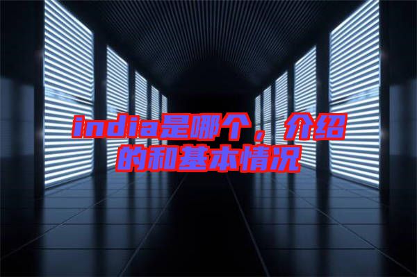 india是哪個，介紹的和基本情況