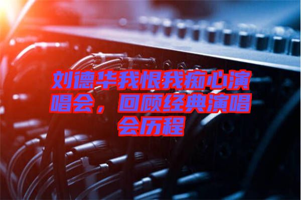 劉德華我恨我癡心演唱會，回顧經典演唱會歷程