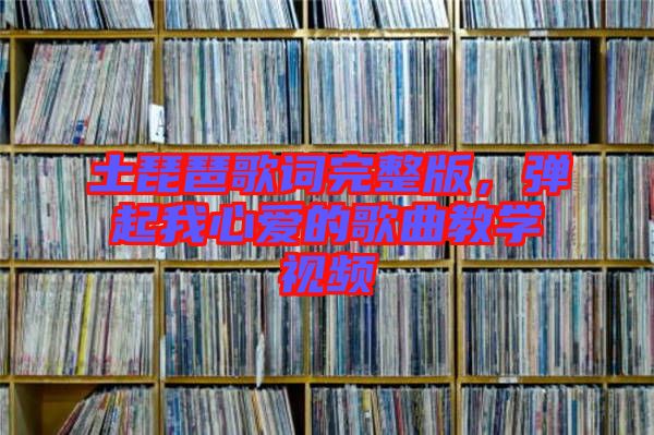 土琵琶歌詞完整版，彈起我心愛(ài)的歌曲教學(xué)視頻