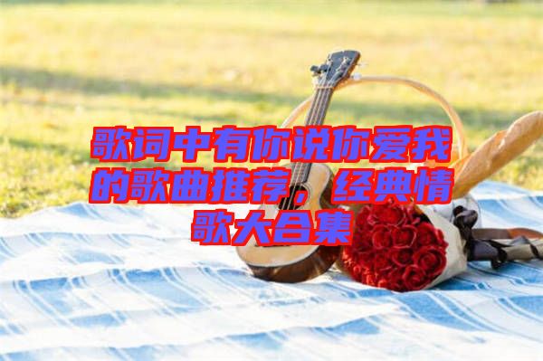 歌詞中有你說你愛我的歌曲推薦，經典情歌大合集